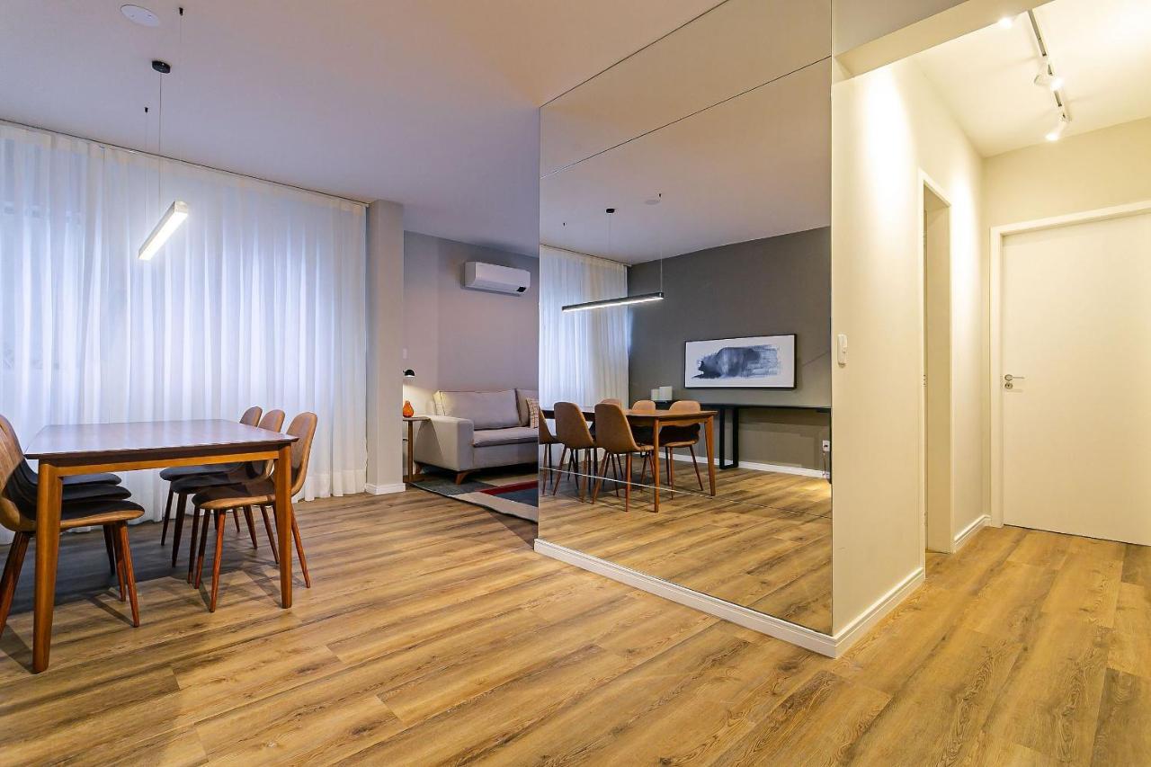 Vista Parcial Do Mar | 150M Do Shopping #Ca40 Apartment Florianopolis Bagian luar foto