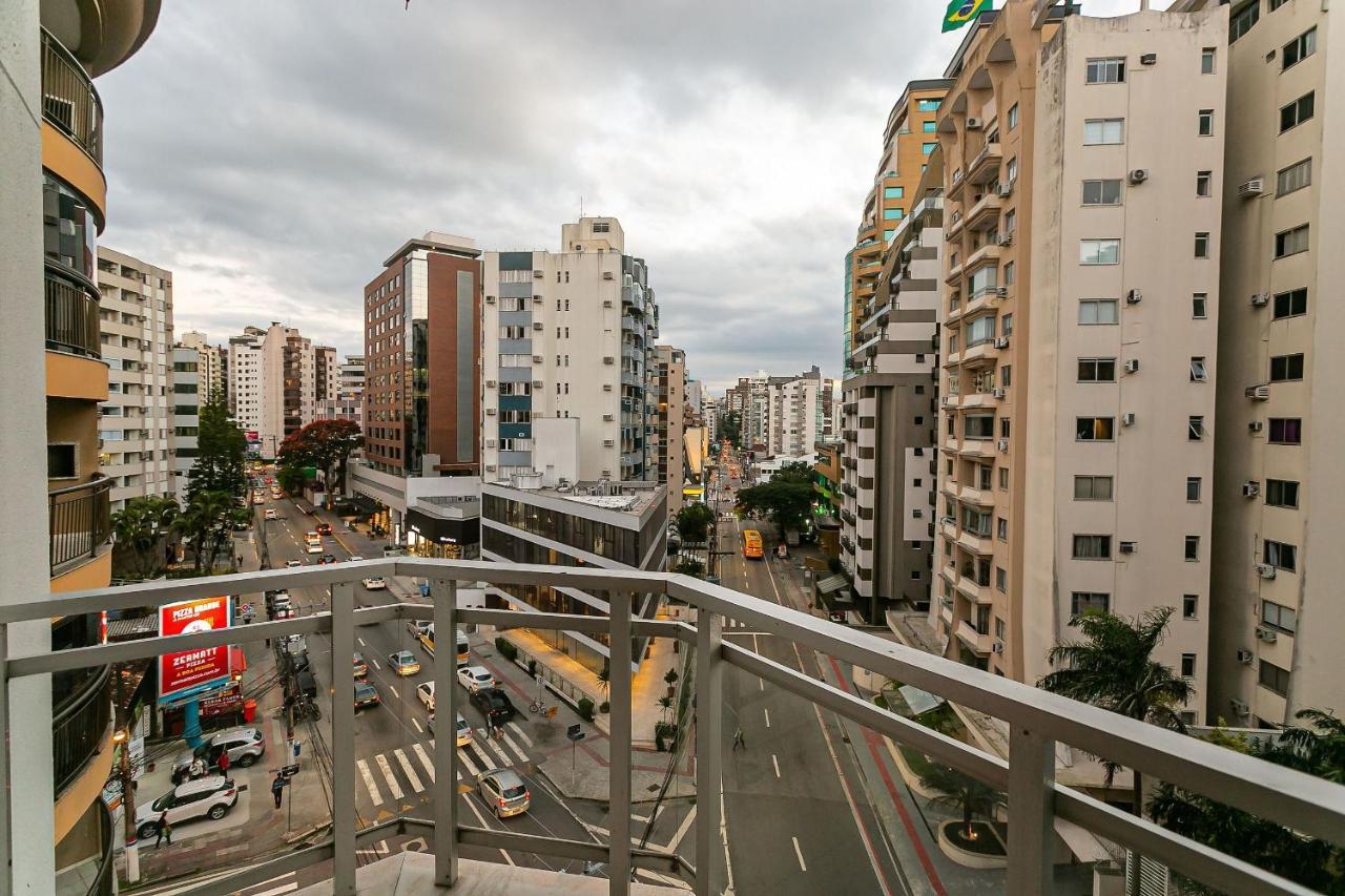 Vista Parcial Do Mar | 150M Do Shopping #Ca40 Apartment Florianopolis Bagian luar foto
