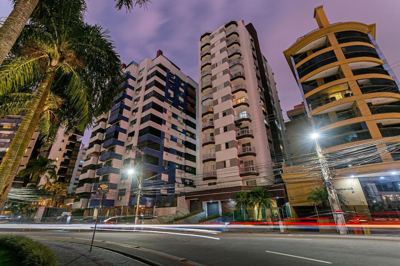 Vista Parcial Do Mar | 150M Do Shopping #Ca40 Apartment Florianopolis Bagian luar foto